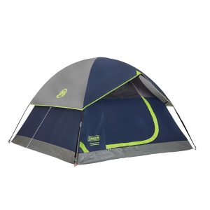 Coleman Sundome Tenting Tent with Rainfly – Fast 10-Minute Setup for 2-6 Folks, Weatherproof for Tenting, Festivals, Yard Gatherings, Sleepovers, and Extra