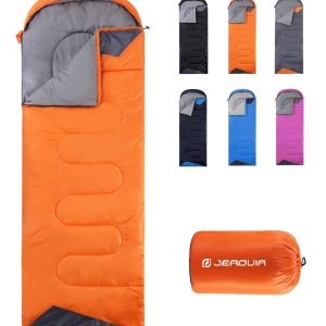 Light-weight Waterproof Sleeping Baggage for Adults – Chilly Climate Tenting and Mountaineering Gear for Males, Ladies, and Youngsters, Consists of Compression Baggage for Straightforward Journey