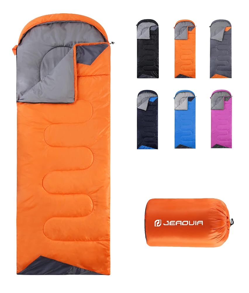 Light-weight Waterproof Sleeping Baggage for Adults – Chilly Climate Tenting and Mountaineering Gear for Males, Ladies, and Youngsters, Consists of Compression Baggage for Straightforward Journey